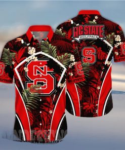 NC State Wolfpack NCAA Flower All Over Printed 3D Hawaiian Shirt