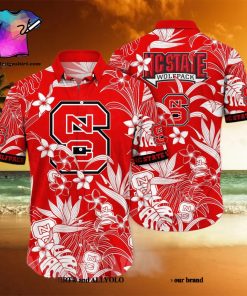 NC State Wolfpack NCAA Flower Full Printed Hawaiian Shirt