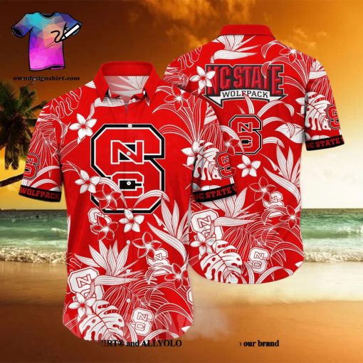 NC State Wolfpack NCAA Flower Full Printed Hawaiian Shirt