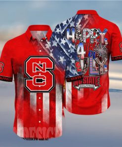 NC State Wolfpack NCAA Independence Day Full Printed Classic Hawaiian Shirt