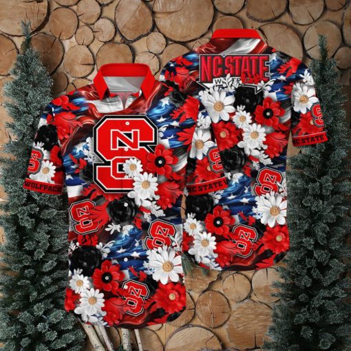 NC State Wolfpack NCAA3 Hawaii Shirt Independence Day
