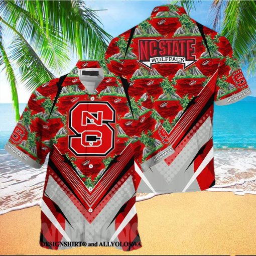 NC State Wolfpack Summer Hawaiian Shirt And Shorts For Sports Fans This Season