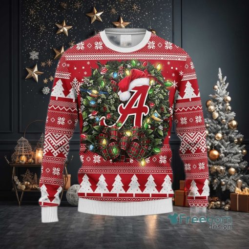 NCAA Alabama Crimson Tide Christmas Ugly 3D Sweater For Men And Women Gift Ugly Christmas