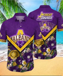 NCAA Albany Great Danes Hawaiian Shirt Beach Gift For Him