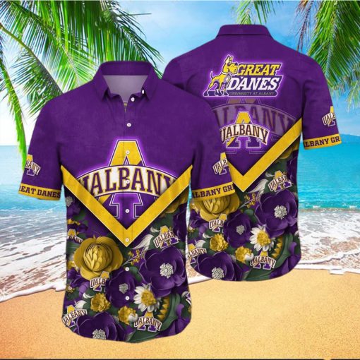 NCAA Albany Great Danes Hawaiian Shirt Beach Gift For Him