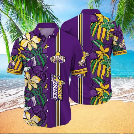 NCAA Albany Great Danes Hawaiian Shirt Gift For Beach Holiday