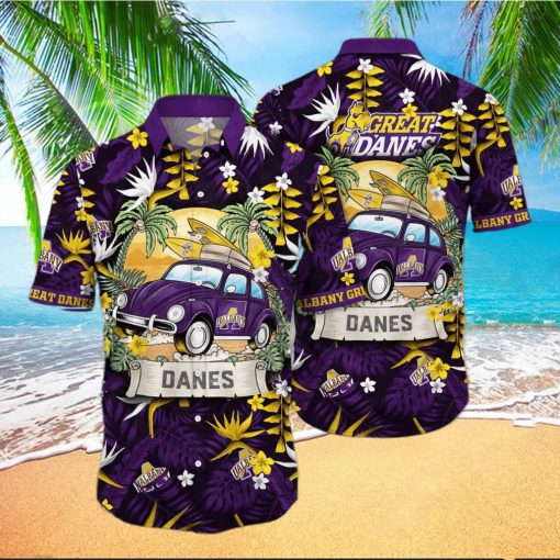 NCAA Albany Great Danes Hawaiian Shirt Practical Beach Gift