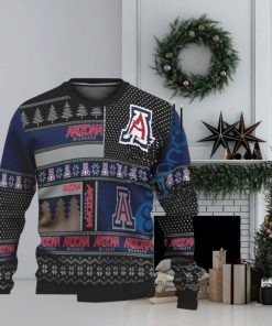 NCAA Arizona Wildcats Logo New Style Knitted Christmas Sweater For Men And Women