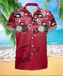 NCAA Arkansas Razorbacks Hawaiian Shirt Gift For Football Fans hawaiian shirt