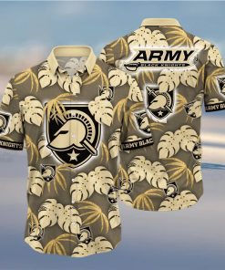 NCAA Army Black Knights Hawaiian Shirt Palm Leaves Pattern Gift For Beach Trip