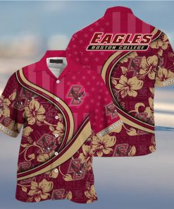 NCAA Boston College Eagles Hawaiian Shirt Custom Name Best Beach Gift