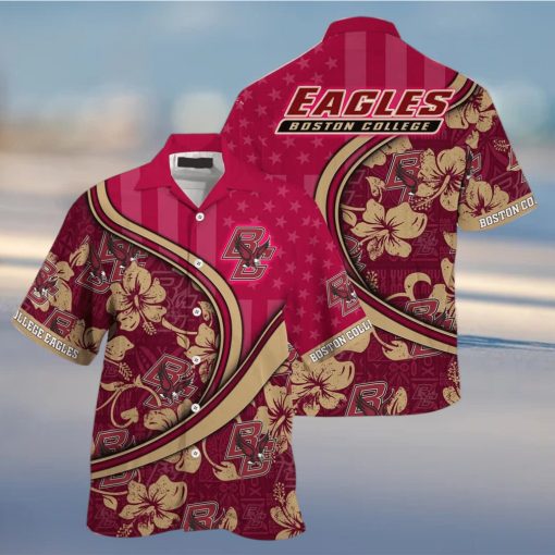 NCAA Boston College Eagles Hawaiian Shirt Custom Name Best Beach Gift