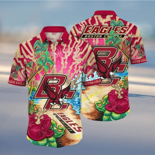 NCAA Boston College Eagles Hawaiian Shirt Gift For Summer Holiday