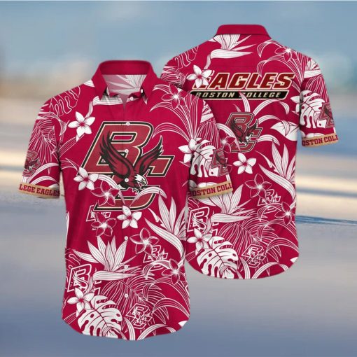 NCAA Boston College Eagles Hawaiian Shirt Summer Vacation Gift