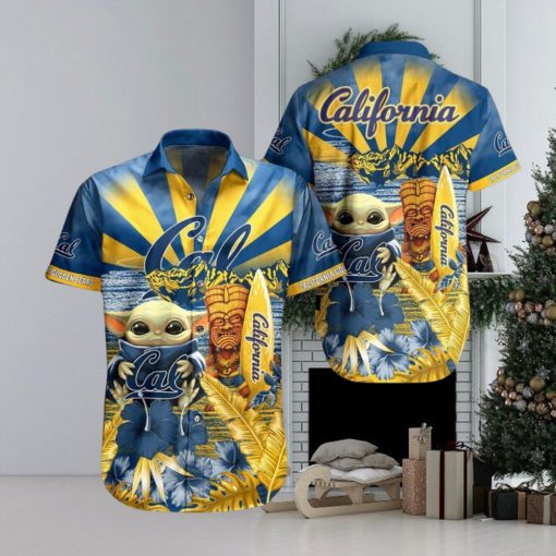 NCAA California Golden Bears Baby Yoda Hawaiian Shirt