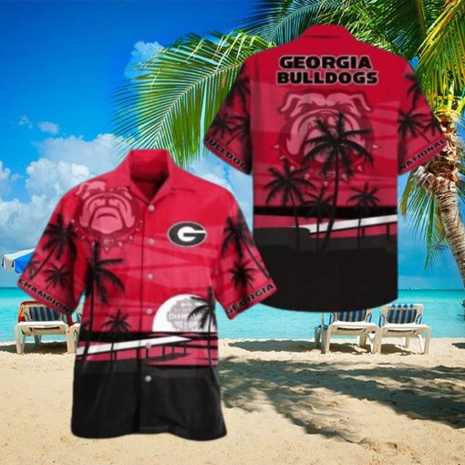 NCAA Georgia Bulldogs UGA Hawaiian Shirt Beach Lovers Gift