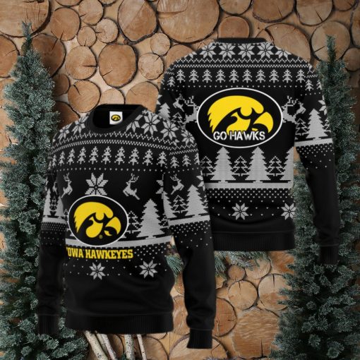 NCAA Iowa Hawkeyes 3D Christmas Sweater 3D Gift For Men And Women