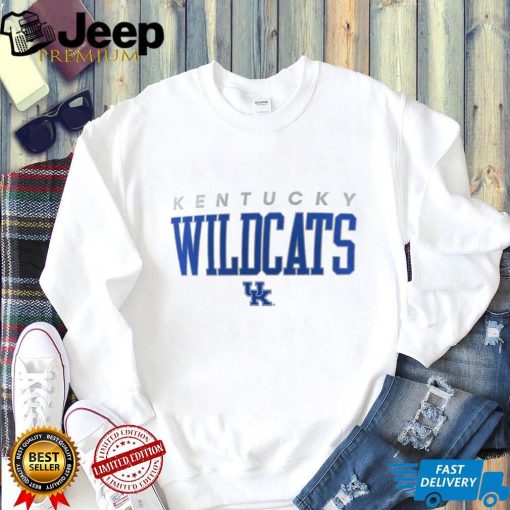 NCAA Kentucky Wildcats White Promo Logo T Shirt