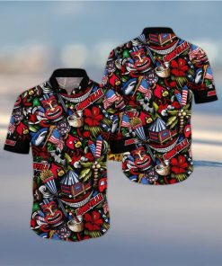 NCAA Louisville Cardinals Flower Hawaii Shirt Summer Vibes For FootBall Fans