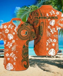 NCAA Miami Hurricanes Hawaiian Shirts