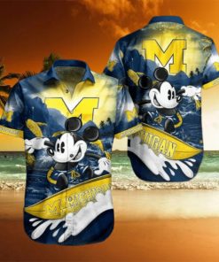 NCAA Michigan Wolverines Hawaiian Shirts