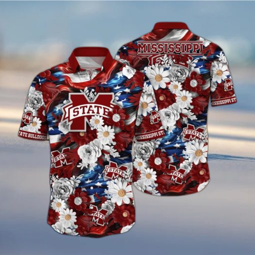 NCAA Mississippi State Bulldogs Hawaiian Shirt Independence Day Gift For Best Friend