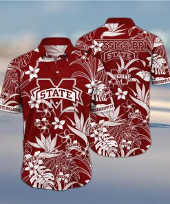 NCAA Mississippi State Bulldogs Hawaiian Shirt Practical Beach Gift For Dad