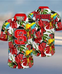 NCAA NC State Wolfpack Hawaiian Shirt Aloha Flora And Fauna Gift For Beach Holiday