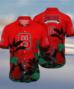 NCAA NC State Wolfpack Hawaiian Shirt Tropical Forest Gift For Summer Lovers