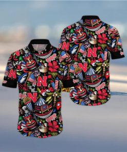 NCAA Nebraska Cornhuskers Flower Hawaii Shirt Summer Vibes For FootBall Fans