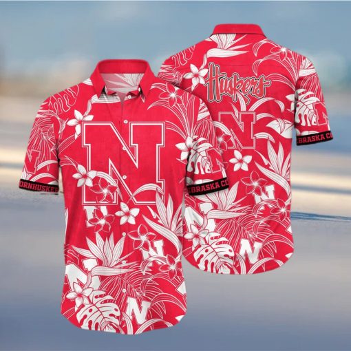 NCAA Nebraska Cornhuskers Hawaiian Shirt Beach Gift For Him