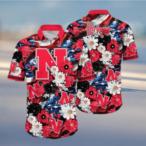 NCAA Nebraska Cornhuskers Hawaiian Shirt Independence Day Best Beach Gift