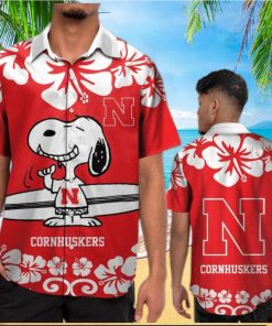 NCAA Nebraska Cornhuskers Snoopy Hawaiian Shirt