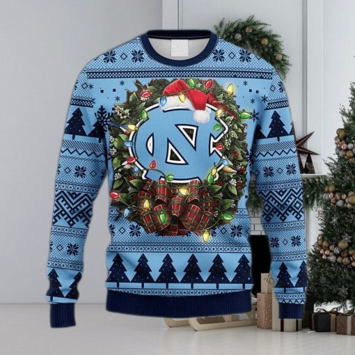 NCAA North Carolina Tar Heels Christmas Ugly 3D Sweater For Men And Women Gift Ugly Christmas