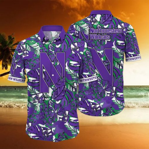 NCAA Northwestern Wildcats Hawaiian Shirt Beach Gift For Him