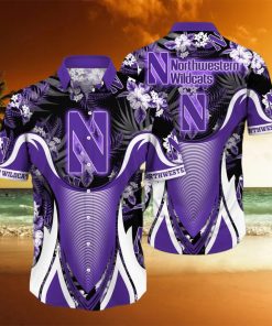 NCAA Northwestern Wildcats Hawaiian Shirt Gift For Beach Trip