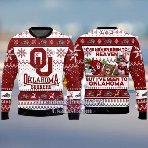 NCAA Oklahoma Sooners I’ve Been To Oklahoma Ugly Christmas Sweater