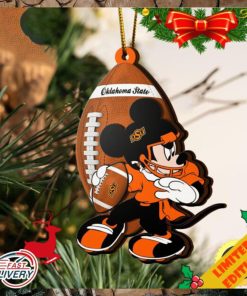 NCAA Oklahoma State Cowboys Mickey Mouse Christmas Ornament 2023 Christmas Tree Decorations