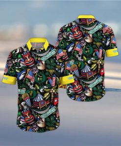 NCAA Oregon Ducks Flower Hawaii Shirt Summer Vibes For FootBall Fans