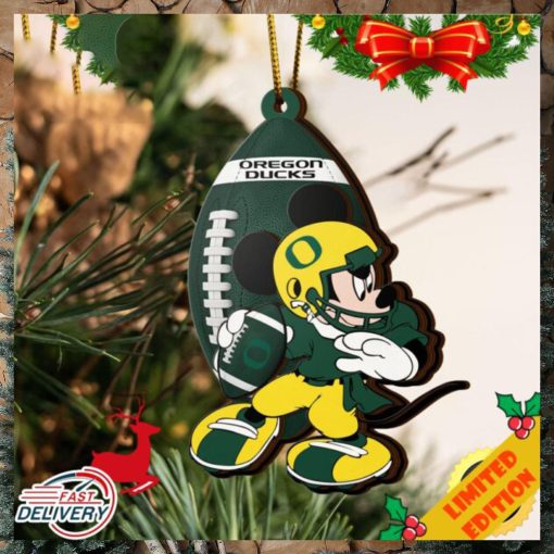 NCAA Oregon Ducks Mickey Mouse Christmas Ornament 2023 Christmas Tree Decorations