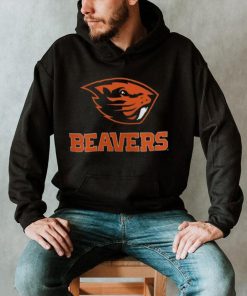 NCAA Oregon State Beavers Black Lockup T Shirt