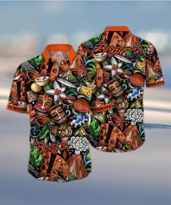 NCAA Oregon State Beavers Tiki Hippie Hawaiian Shirt The Perfect Summer Vibe For FootBall Fans