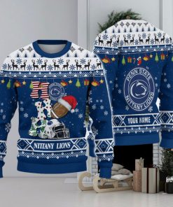 NCAA Penn State Nittany Lions HO HO HO Custom Ugly Christmas Sweater