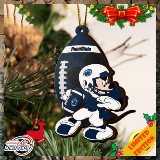 NCAA Penn State Nittany Lions Mickey Mouse Christmas Ornament 2023 Christmas Tree Decorations