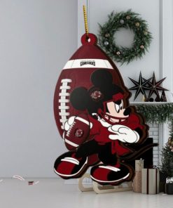 NCAA South Carolina Gamecocks Mickey Mouse Christmas Ornament 2023 Christmas Tree Decorations