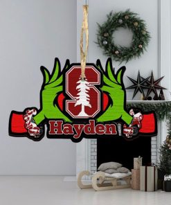 NCAA Stanford Cardinal Grinch Christmas Ornament