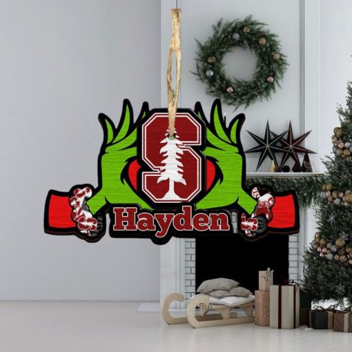 NCAA Stanford Cardinal Grinch Christmas Ornament