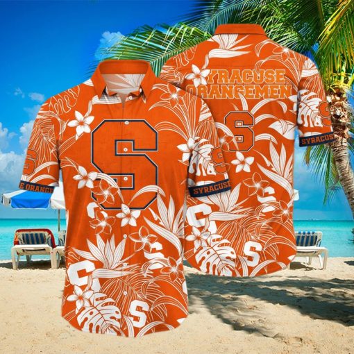 NCAA Syracuse Orange Hawaiian Shirt Beach Gift For Best Friend