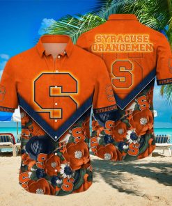 NCAA Syracuse Orange Hawaiian Shirt Gift For Beach Lovers