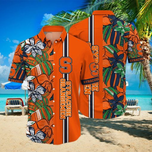 NCAA Syracuse Orange Hawaiian Shirt Summer Aloha Gift For Beach Lovers